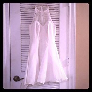 Cache white cocktail dress